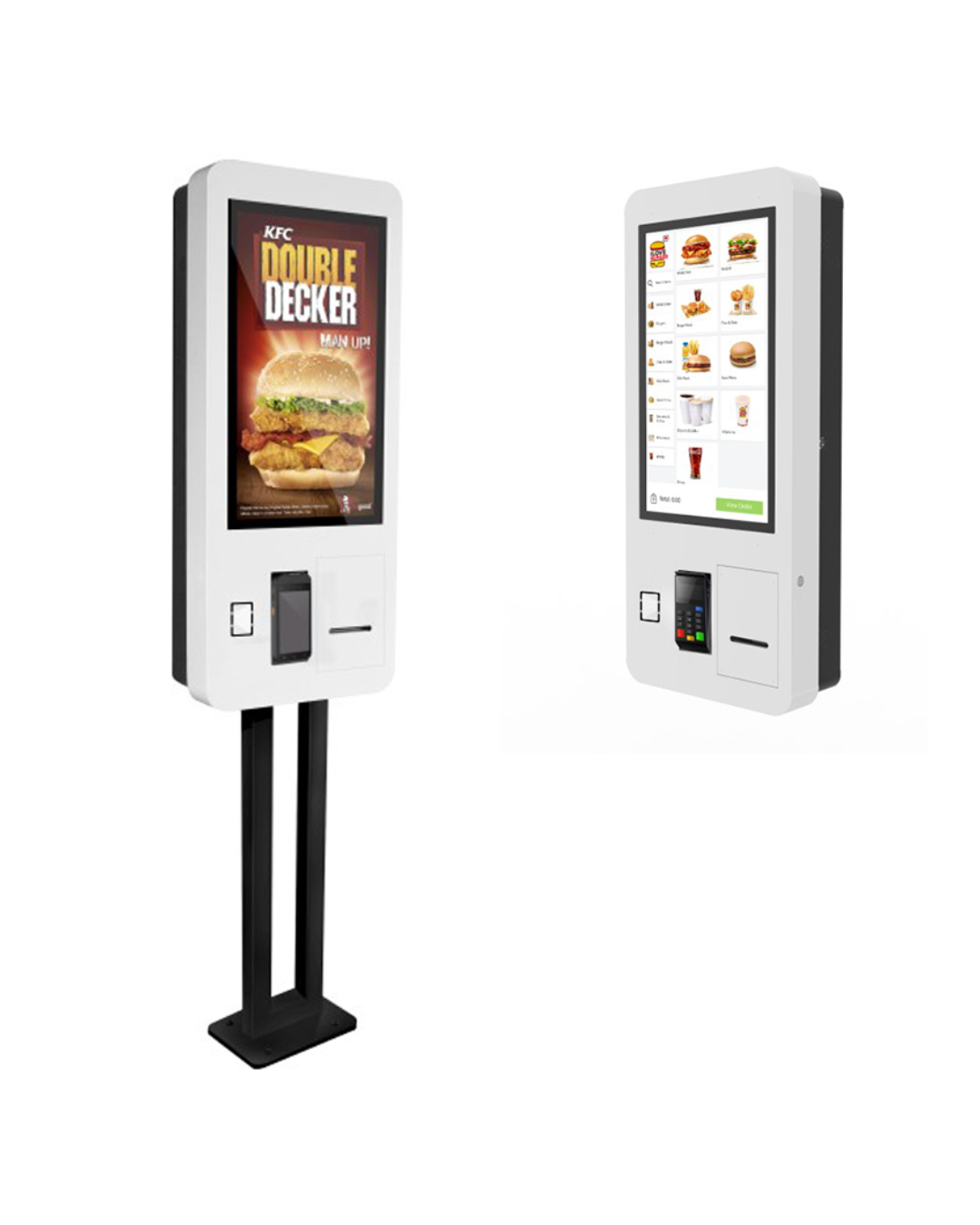 Borne-de-commande-fast-food borne-de-paiment- affichage digital - 2lamarketing